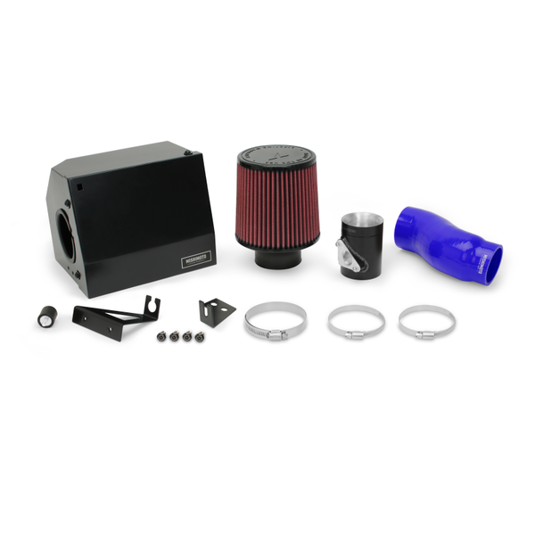 Mishimoto 2016 Honda Civic 1.5L Turbo Performance Air Intake - Blue - Bull Strap