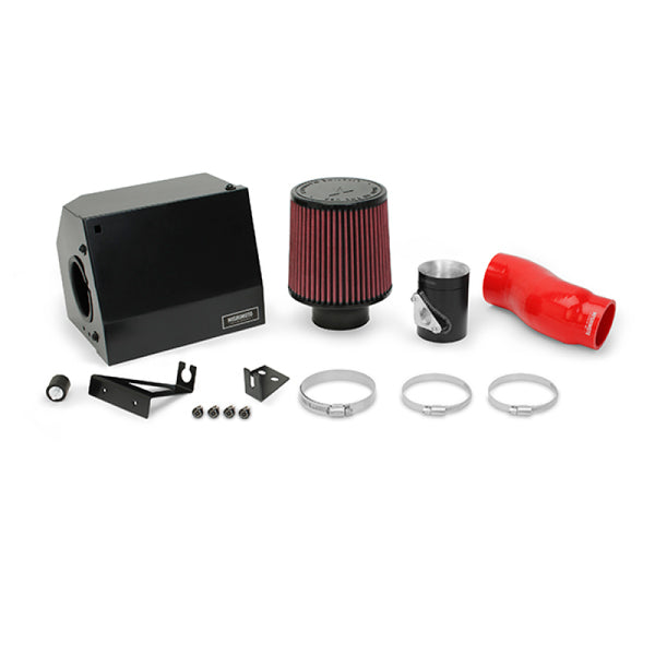 Mishimoto 2016 Honda Civic 1.5L Turbo Performance Air Intake - Red - Bull Strap