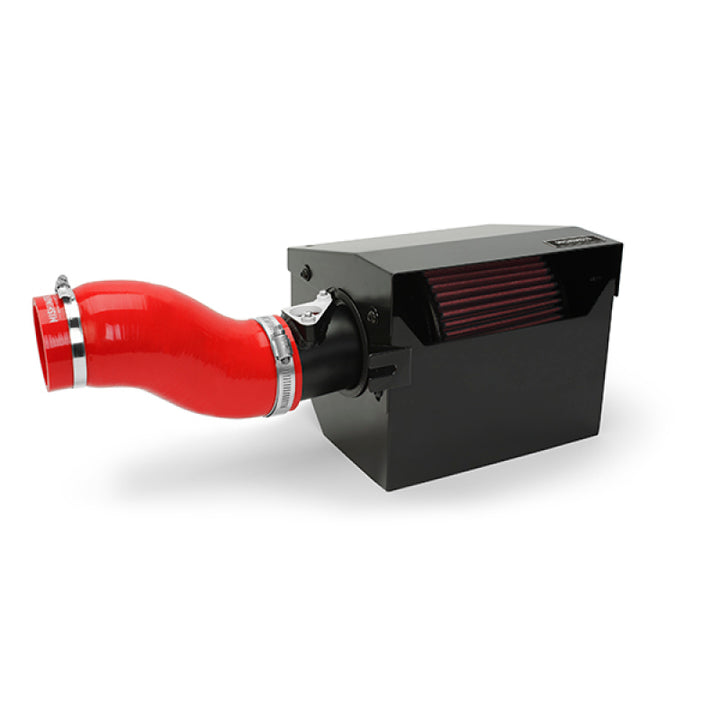 Mishimoto 2016 Honda Civic 1.5L Turbo Performance Air Intake - Red - Bull Strap