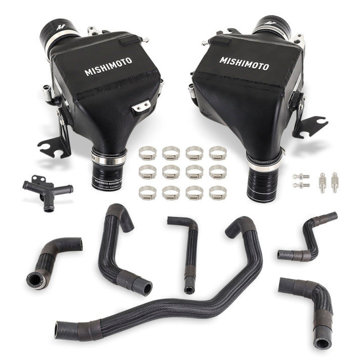 Mishimoto 2016+ Infiniti Q50/60 3.0T Performance Air-To-Water Intercooler Kit - Bull Strap