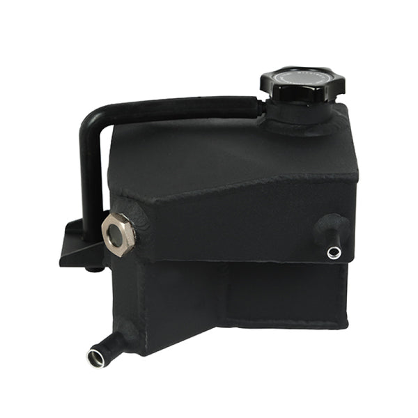 Mishimoto 2017+ Honda Civic Type R Aluminum Expansion Tank - Black - Bull Strap
