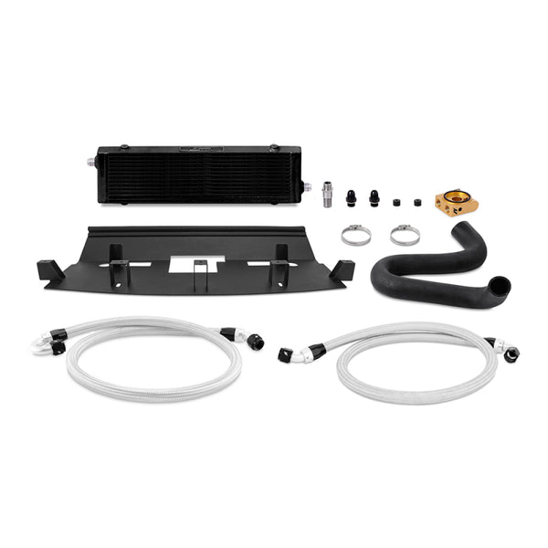 Mishimoto 2018+ Ford Mustang GT Thermostatic Oil Cooler Kit - Black - Bull Strap