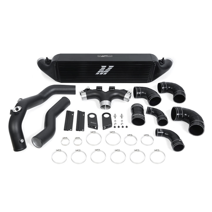 Mishimoto 2018+ Kia Stinger GT 3.3T Performance Intercooler Kit - Black - Bull Strap