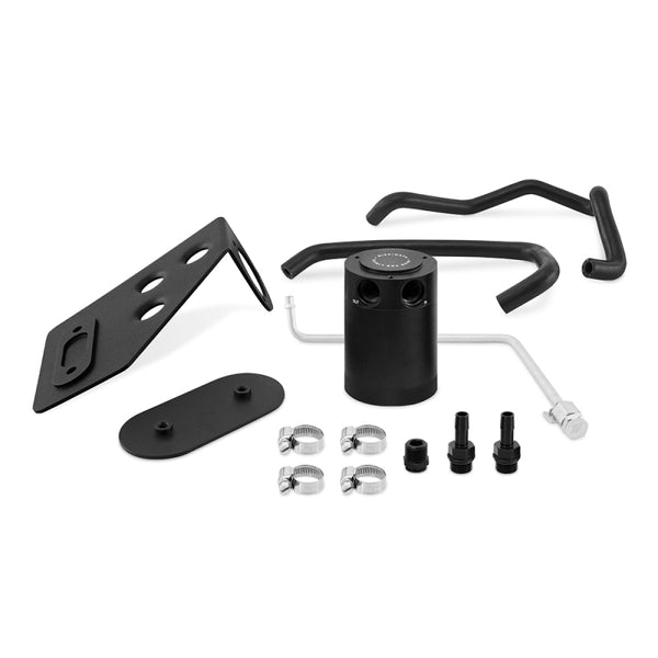Mishimoto 2020+ Toyota Supra Baffled Oil Catch Can Kit - Black - Bull Strap