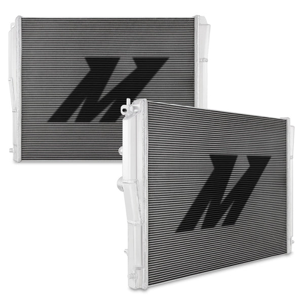 Mishimoto 2020+ Toyota Supra GR 3.0L Performance Aluminum Radiator - Bull Strap