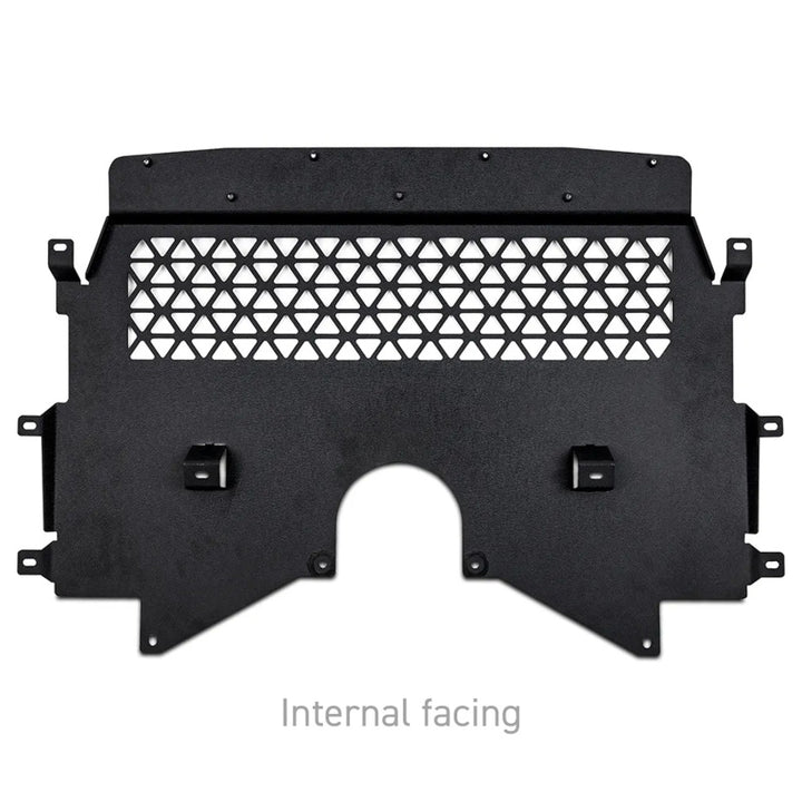 Mishimoto 2021+ BMW G80/G82/G87 M2/M3/M4 Skid Plate Engine - Wrinkle Black - Bull Strap