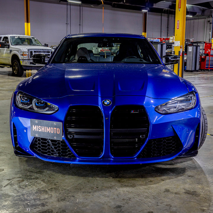 Mishimoto 2021+ BMW G80 M3 License Plate Relocation Kit - Bull Strap