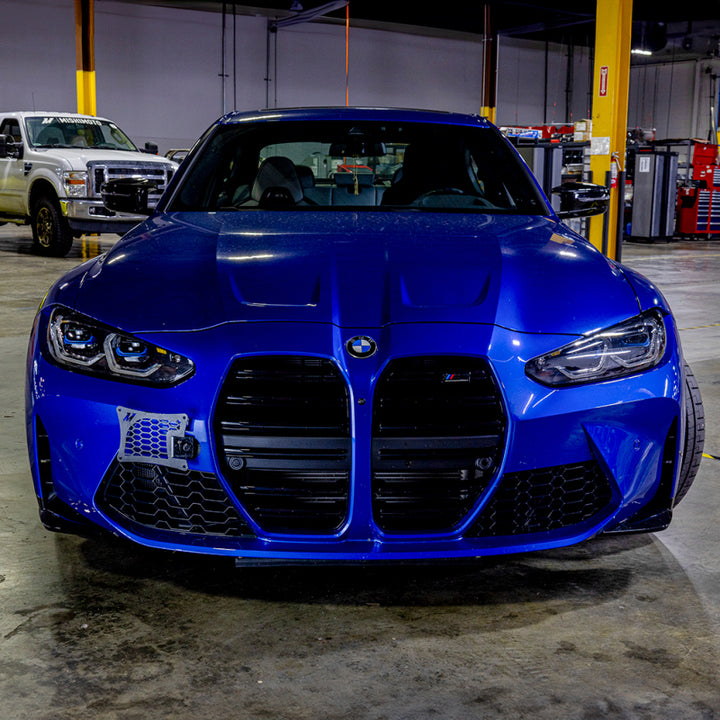 Mishimoto 2021+ BMW G80 M3 License Plate Relocation Kit - Bull Strap