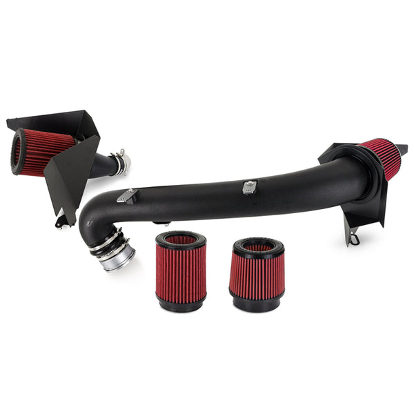Mishimoto 2021+ BMW G8X M3/M4 3.0L S58B30 Open Airbox Performance Intake - Bull Strap