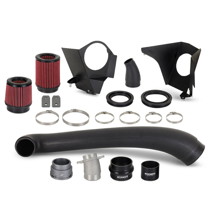 Mishimoto 2021+ BMW G8X M3/M4 3.0L S58B30 Open Airbox Performance Intake - Bull Strap