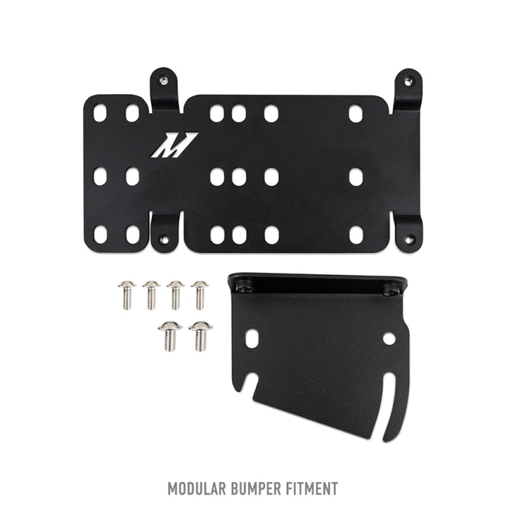 Mishimoto 2021+ Ford Bronco Modular Bumper License Plate Relocation - Bull Strap