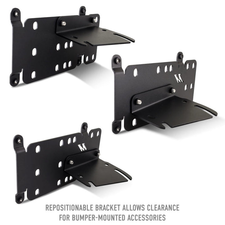 Mishimoto 2021+ Ford Bronco Modular Bumper License Plate Relocation - Bull Strap