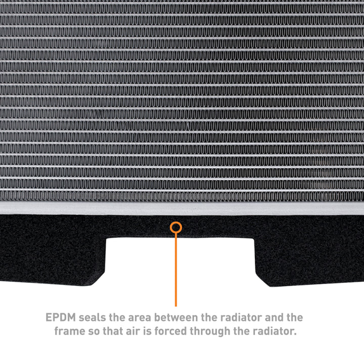 Mishimoto 2022+ Subaru BRZ / Toyota GR86 H4 2.4L Performance Aluminum Radiator - Bull Strap