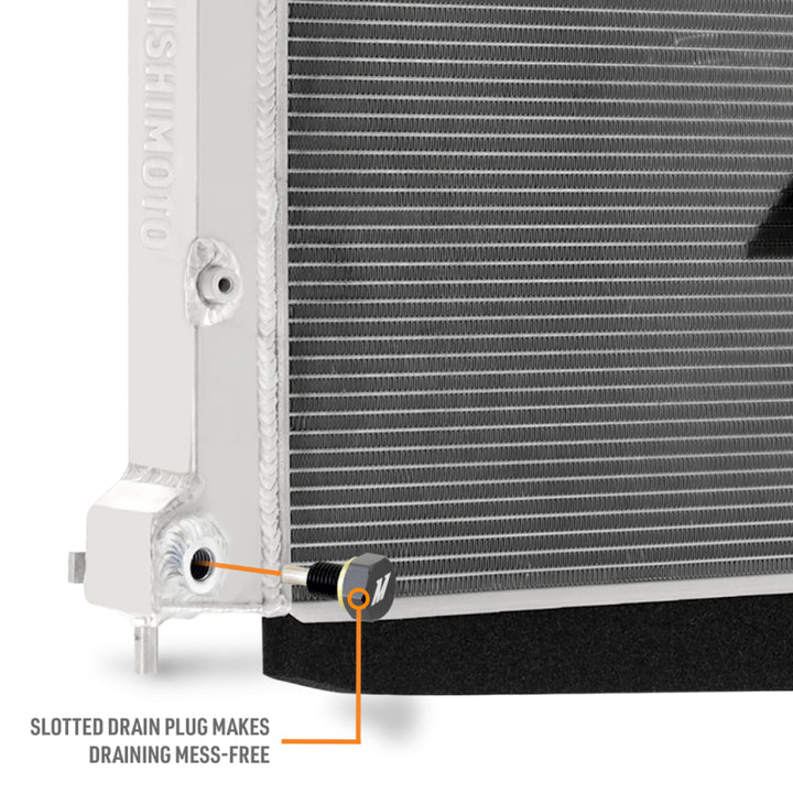 Mishimoto 2022+ Subaru BRZ / Toyota GR86 H4 2.4L Performance Aluminum Radiator - Bull Strap