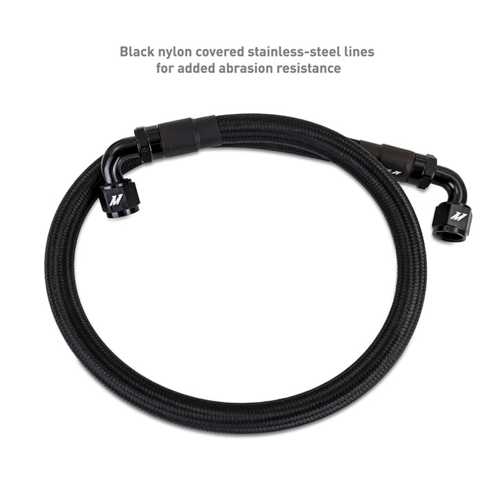 Mishimoto 2022+ Subaru BRZ/Toyota GR86 Oil Cooler Kit - Black - Bull Strap