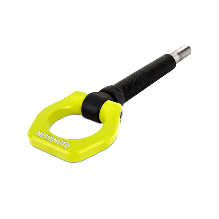 Mishimoto 2022+ Subaru WRX Front Tow Hook Neon Yellow - Bull Strap