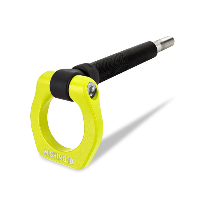 Mishimoto 2022+ Subaru WRX Front Tow Hook Neon Yellow - Bull Strap