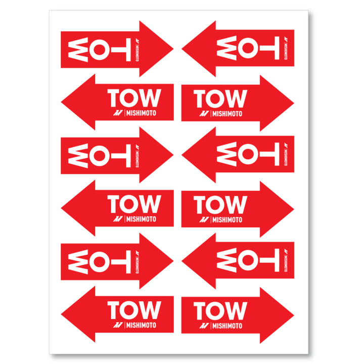 Mishimoto 2022+ Subaru WRX Front Tow Hook Red - Bull Strap