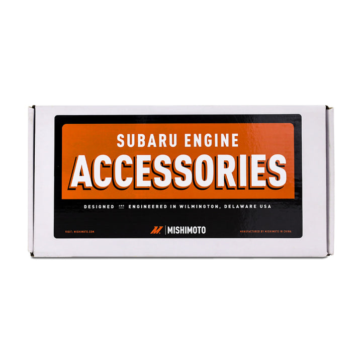 Mishimoto 2022+ Subaru WRX Pulley Cover Black - Bull Strap