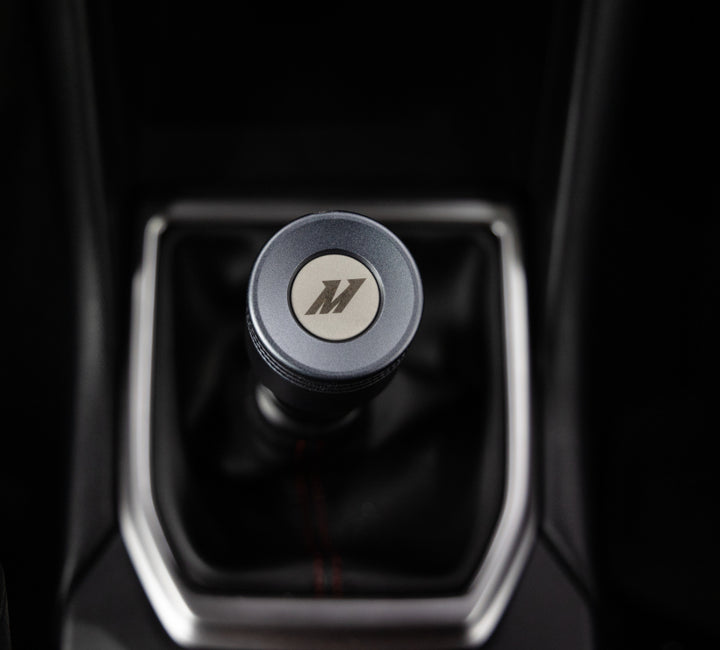 Mishimoto 2022+ Subaru WRX Shift Knob Gunmetal - Bull Strap