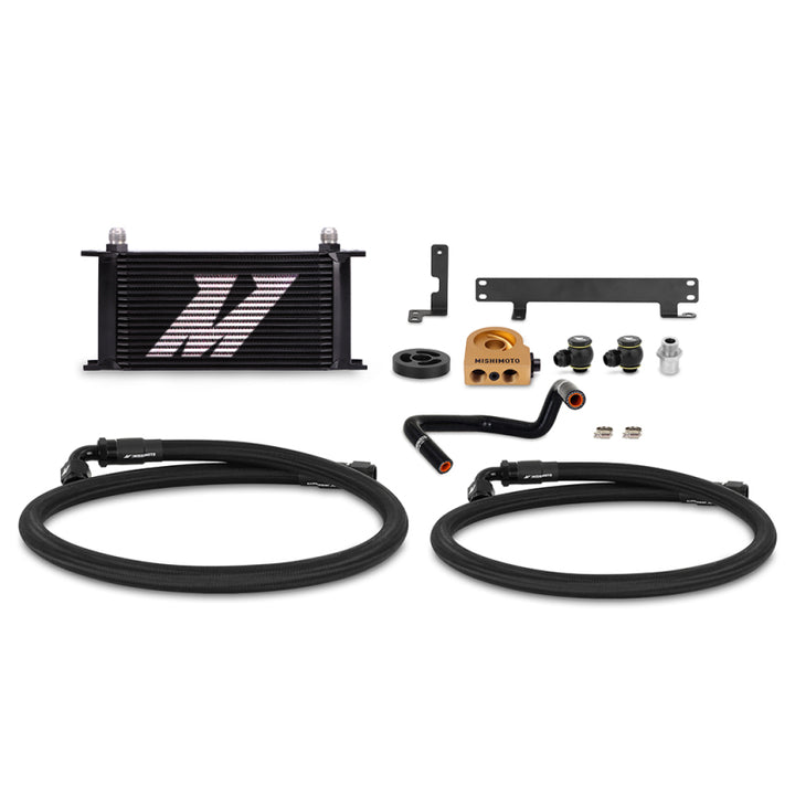 Mishimoto 2022+ Subaru WRX Thermostatic Oil Cooler Kit - Black - Bull Strap