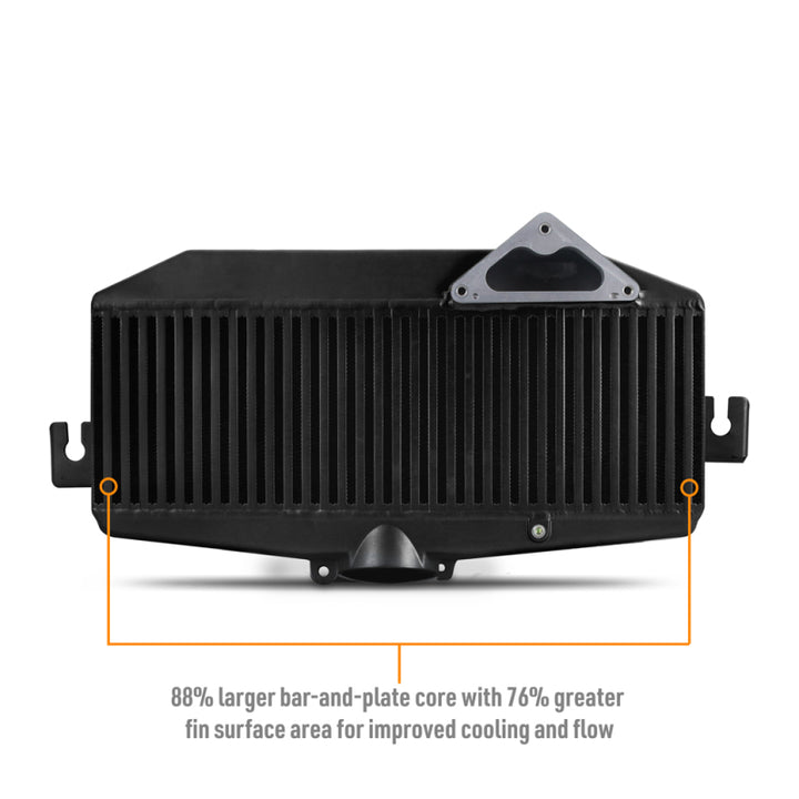 Mishimoto 2022+ Subaru WRX Top-Mount Intercooler - Black - Bull Strap