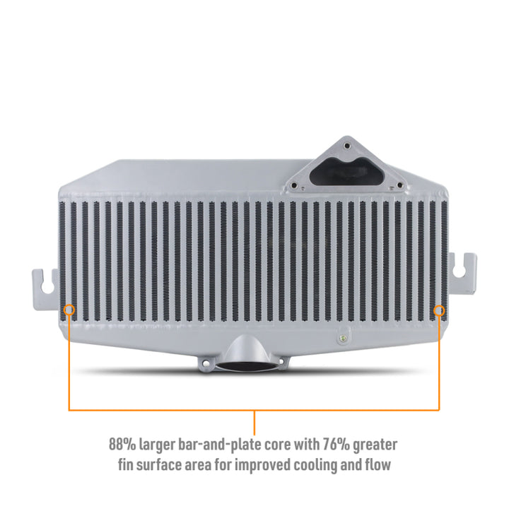 Mishimoto 2022+ Subaru WRX Top-Mount Intercooler - Silver - Bull Strap