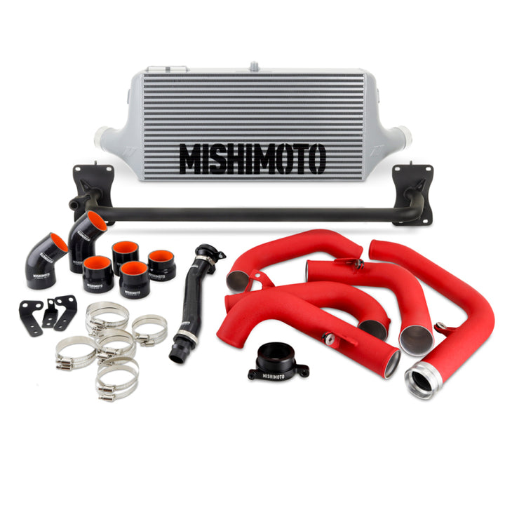Mishimoto 2022+ WRX Front Mount Intercooler Kit SL Core WRD Pipes - Bull Strap