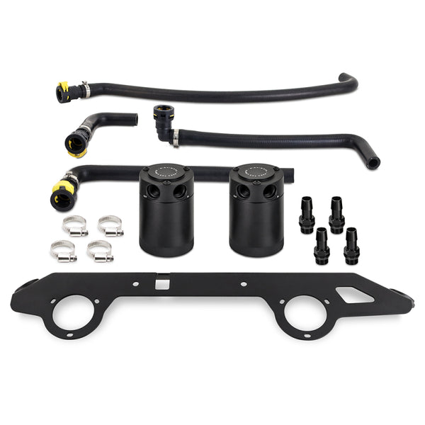 Mishimoto 2023+ Ford Bronco 2.7L Baffled Oil Catch Can System - Bull Strap