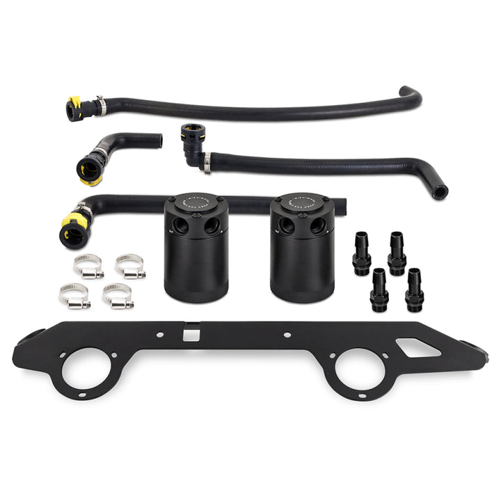 Mishimoto 2023+ Ford Bronco 2.7L Baffled Oil Catch Can System - Bull Strap