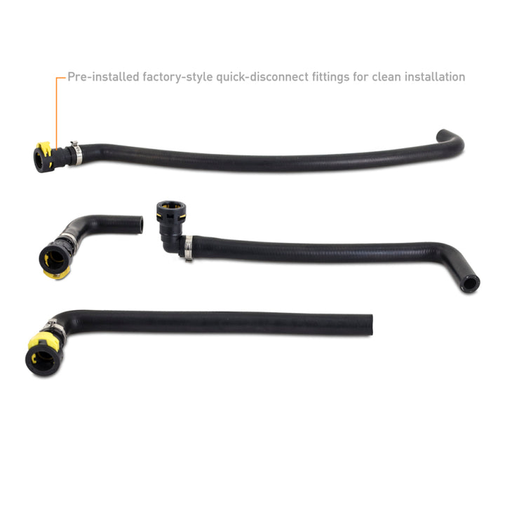 Mishimoto 2023+ Ford Bronco 2.7L Baffled Oil Catch Can System - Bull Strap