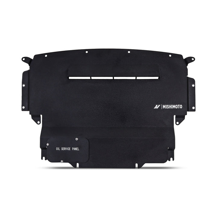 Mishimoto 2023+ Nissan Z Skid Plate Engine - Wrinkle Black - Bull Strap