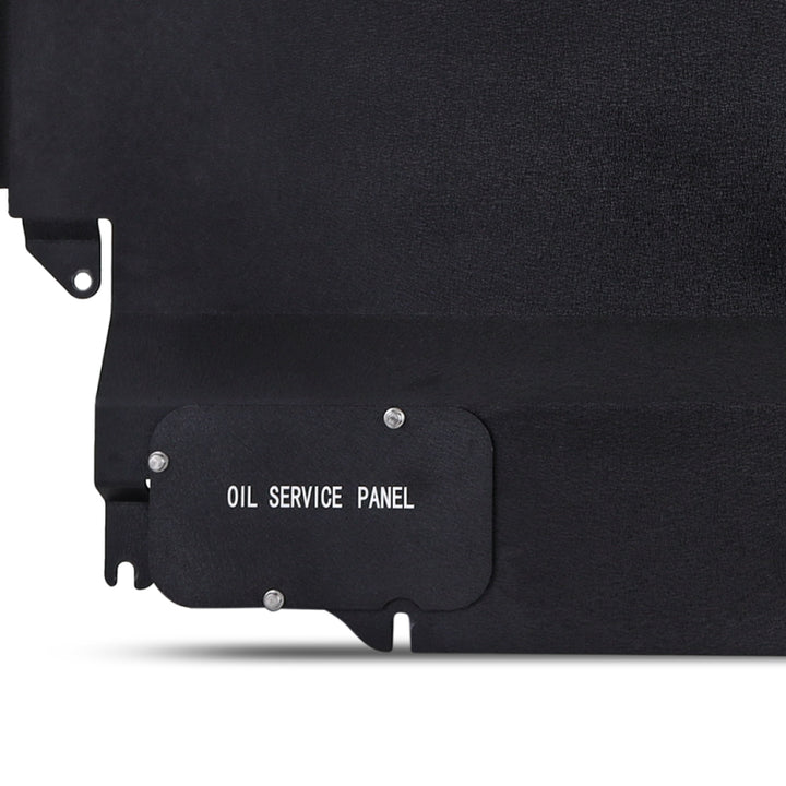 Mishimoto 2023+ Nissan Z Skid Plate Engine - Wrinkle Black - Bull Strap