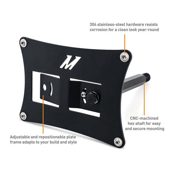 Mishimoto 2023+ Toyota GR Corolla License Plate Relocation Kit - Bull Strap