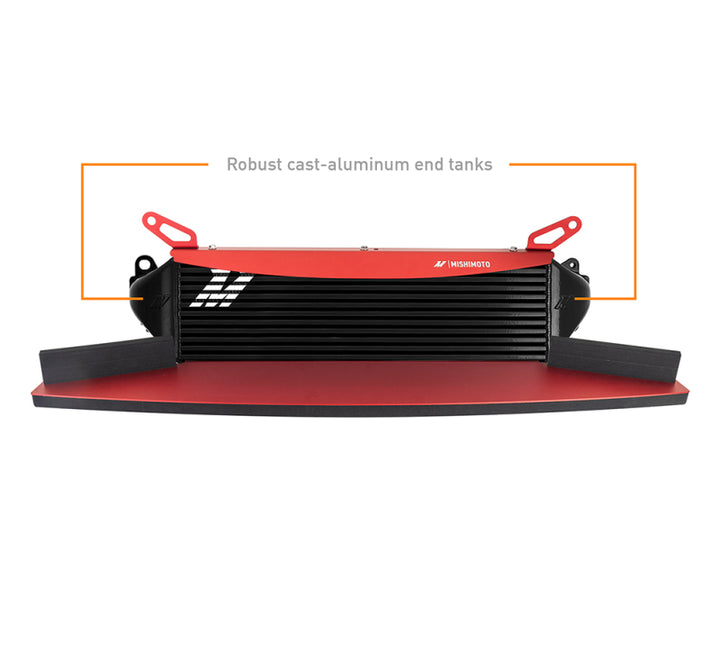 Mishimoto 2023+ Toyota GR Corolla Performance Intercooler - Black - Bull Strap