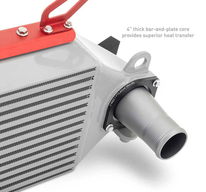 Mishimoto 2023+ Toyota GR Corolla Performance Intercooler - Silver - Bull Strap