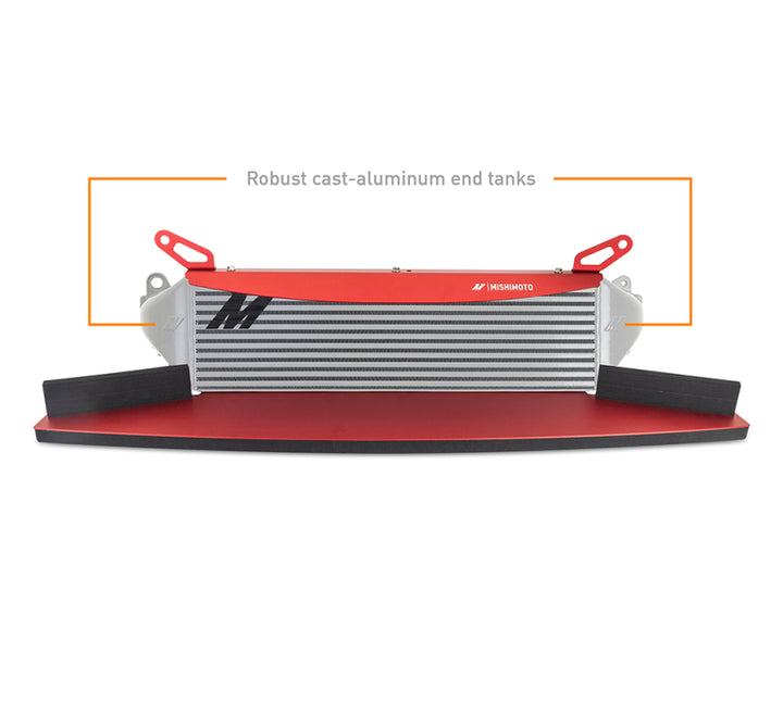 Mishimoto 2023+ Toyota GR Corolla Performance Intercooler - Silver - Bull Strap