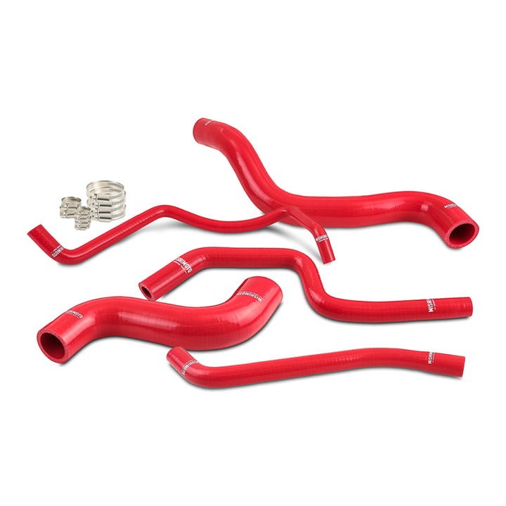 Mishimoto 2023+ Toyota GR Corolla Silicone Hose Kit Red - Bull Strap