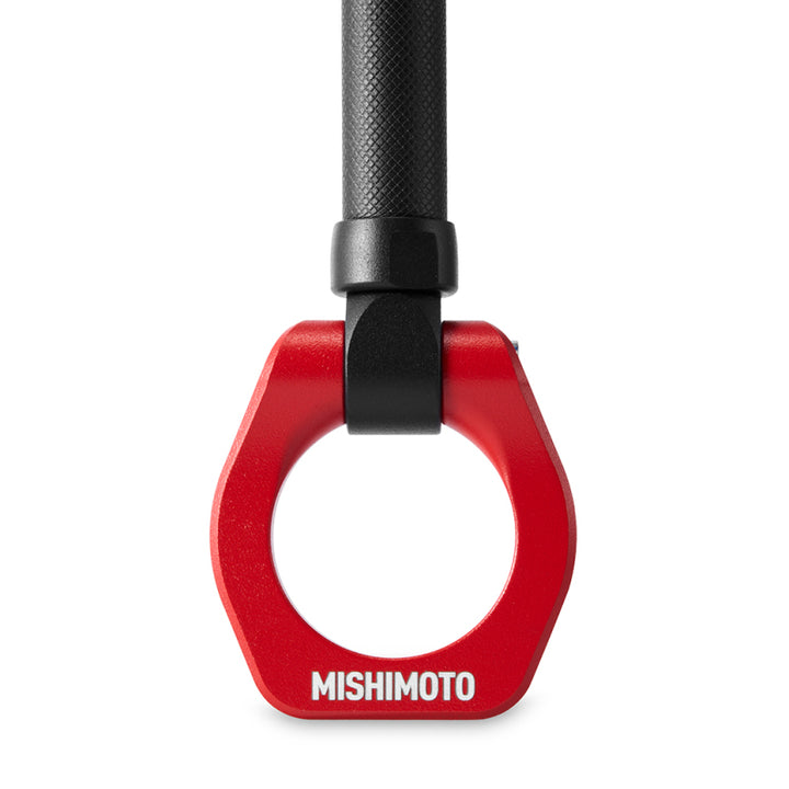 Mishimoto 2023+ Toyota GR Corolla Tow Hook (Front), Red - Bull Strap