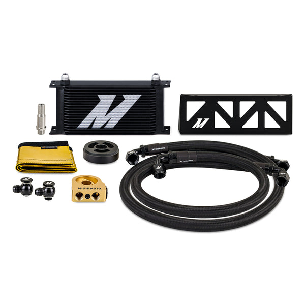 Mishimoto 22+ Subaru BRZ/Toyota GR86 Oil Cooler Kit Thermostatic - Black - Bull Strap