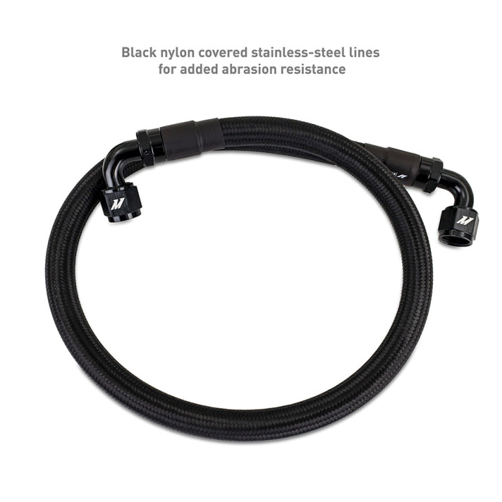Mishimoto 22+ Subaru BRZ/Toyota GR86 Oil Cooler Kit Thermostatic - Black - Bull Strap