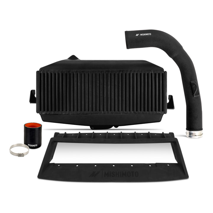 Mishimoto 22+ WRX TMIC Kit Black Core Black Pipes - Bull Strap