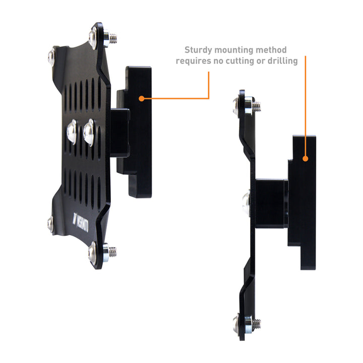 Mishimoto 24+ Ford Mustang 2.3L EcoBoost License Plate Relocation Kit - Bull Strap