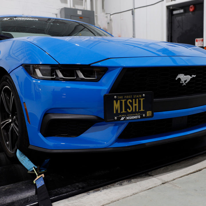 Mishimoto 24+ Ford Mustang 2.3L EcoBoost License Plate Relocation Kit - Bull Strap