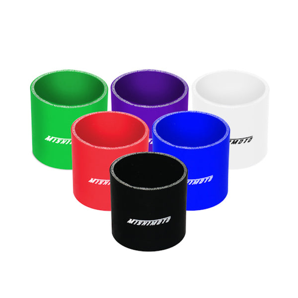 Mishimoto 3.0 Inch Black Straight Coupler - Bull Strap