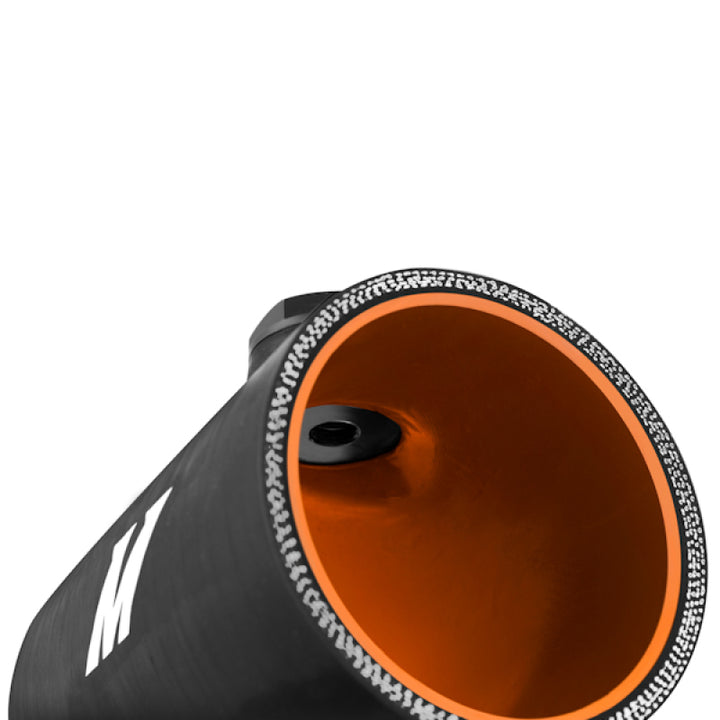 Mishimoto 3.0in Black Silicone Coupler w/ 1/8in NPT Bung - Bull Strap