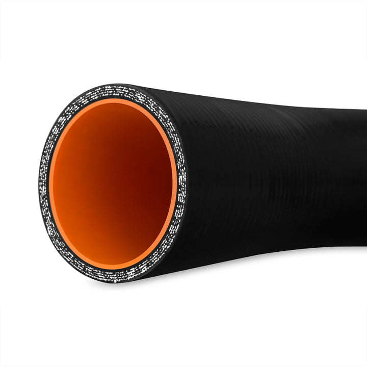 Mishimoto 3in. 45 Degree Silicone Coupler - Black - Bull Strap