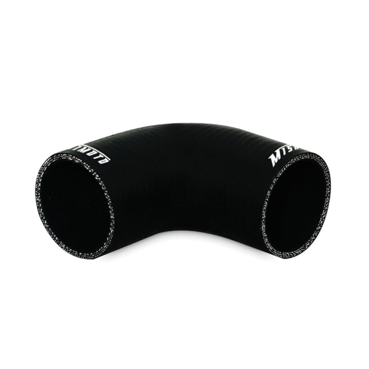 Mishimoto 3in Black 90 Degree Coupler - Bull Strap