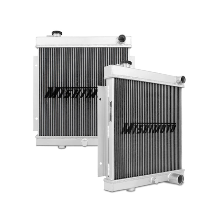 Mishimoto 64-66 Ford Mustang w/ 289 V8 Manual Aluminum Radiator - Bull Strap