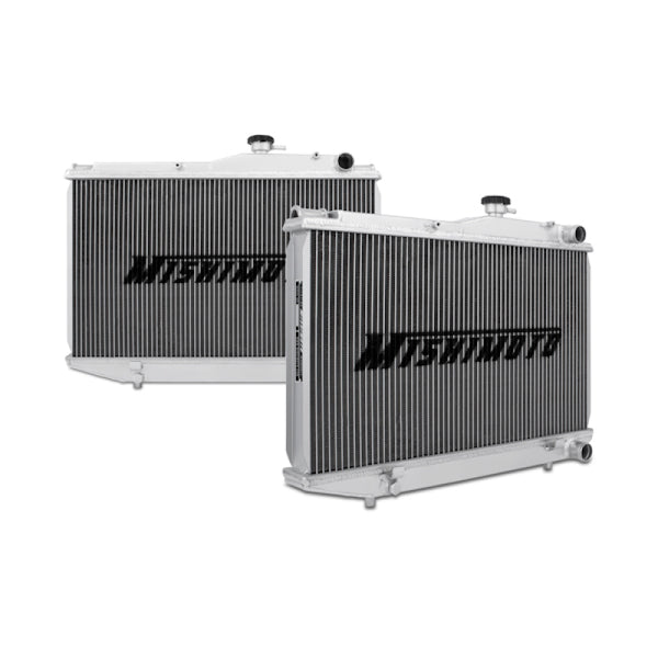 Mishimoto 83-87 Toyota Corolla Manual Aluminum Radiator - Bull Strap